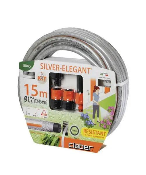 Claber 8845 1-2″ Silver Elegant Hose Kit – 15m Garden Plus