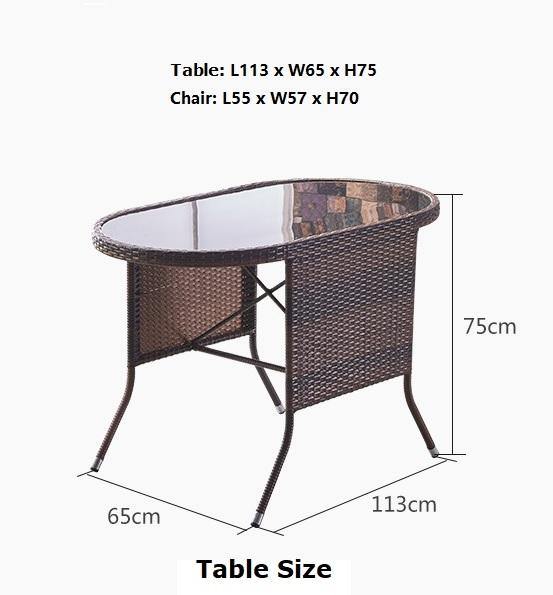 Coffee table set 3 Garden Plus