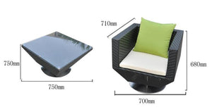 Coffee table set 6 Garden Plus