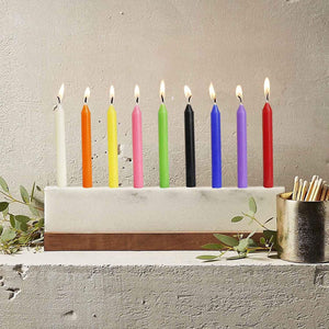 Colorful Mini Taper 4 Inches Candles Garden Plus
