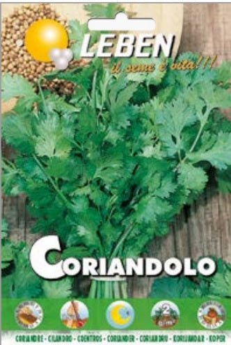 Coriander - Corriandolo - Leben Seed LB3A 44/1 Garden Plus