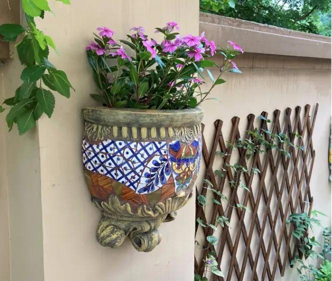 Courtyard Wall Hanging Flower Pot Garden Plus