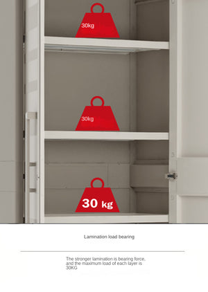Keter Gulliver High Cabinet Storage Cabinet Garden Plus