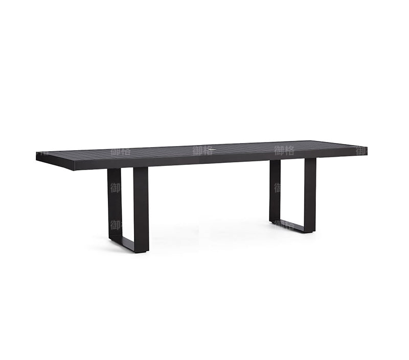 Solid Wood Long Table and Bench Garden Plus