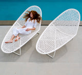 Rattan Lying Bed Garden Plus