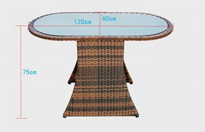 Dining Table set No.6 Garden Plus