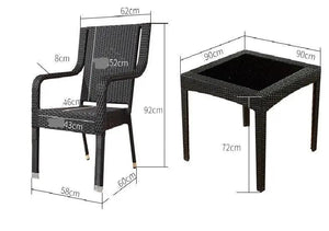 Dining Table set No.7 Garden Plus