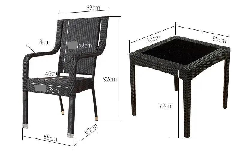 Dining Table set No.7 Garden Plus