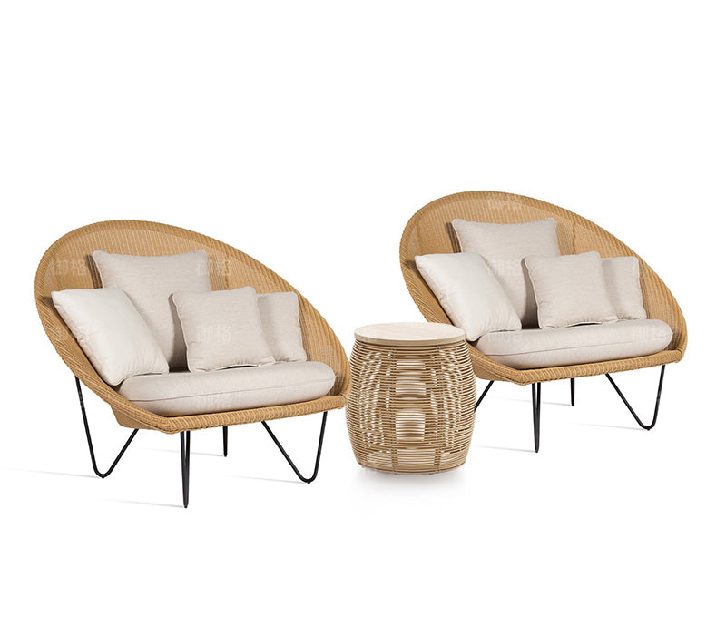 Rattan Small Sofa Couch Garden Plus