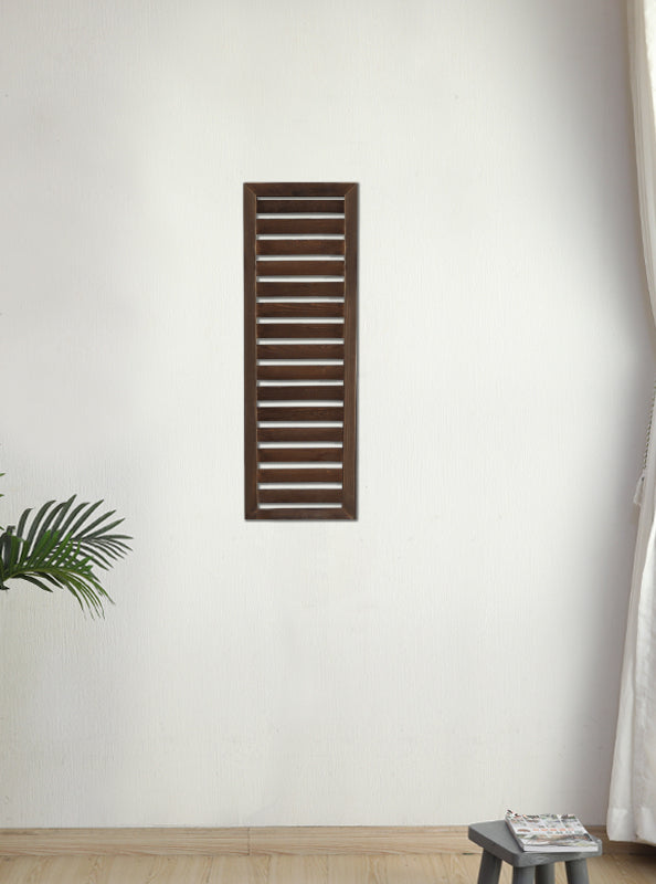 Outdoor Wooden Louver Mesh Screen Fence Garden Plus