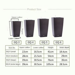 Leizisure Self-Watering Planter High-Trapezoid Garden Plus