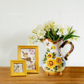 Sunflower Ceramic Jug Vase Garden Plus