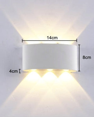 Outdoor Waterproof Two-way Wall LED Lamp Garden Plus