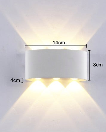 Outdoor Waterproof Two-way Wall LED Lamp Garden Plus