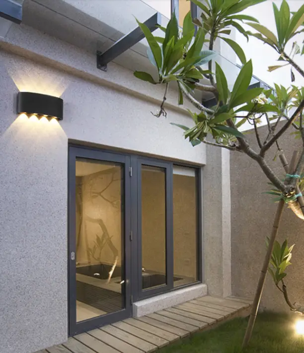 Outdoor Waterproof Two-way Wall LED Lamp Garden Plus