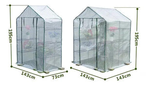 Outdoor Heat Preservation and Rain Shelter Shelf Greenhouse Garden Plus