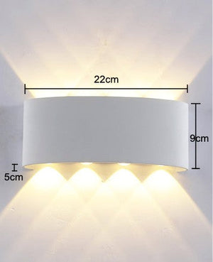 Outdoor Waterproof Two-way Wall LED Lamp Garden Plus