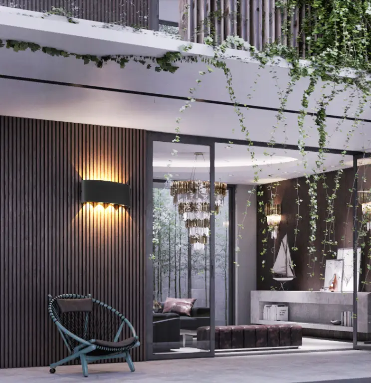 Outdoor Waterproof Two-way Wall LED Lamp Garden Plus