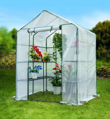 Outdoor Heat Preservation and Rain Shelter Shelf Greenhouse