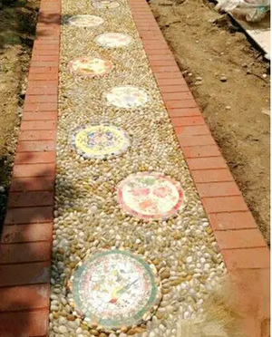 High-end Courtyard Decoration Ornaments Outdoor Garden Pedal Stepping Stone Garden Plus