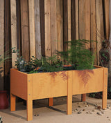 Outdoor Rectangular high-leg Planting Box Garden Plus