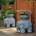 Elephant Stone Statue Garden Plus