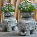 Elephant Stone Statue Garden Plus