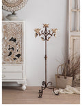 European Retro Wrought Iron Candles stand Garden Plus