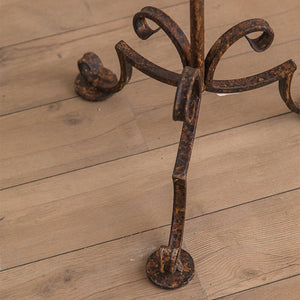 European Retro Wrought Iron Candles stand Garden Plus