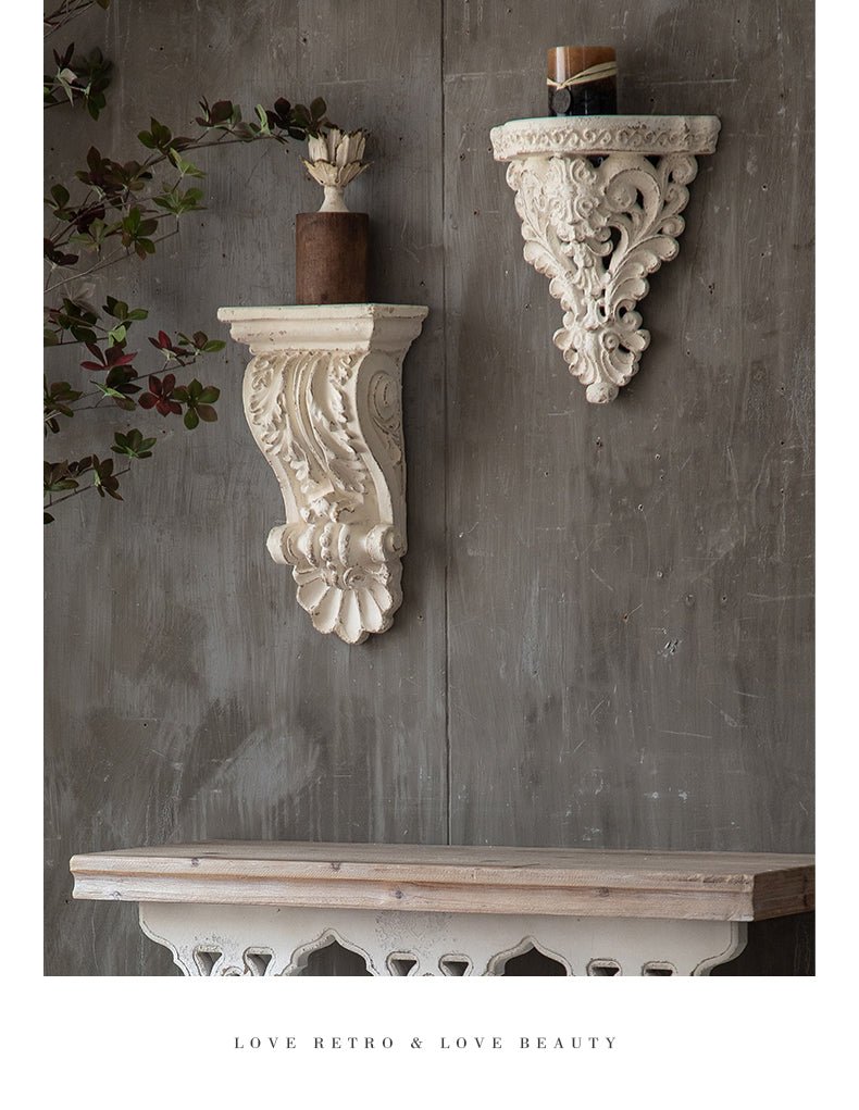 European style Retro Wall Hanging Decorative Shelf Garden Plus