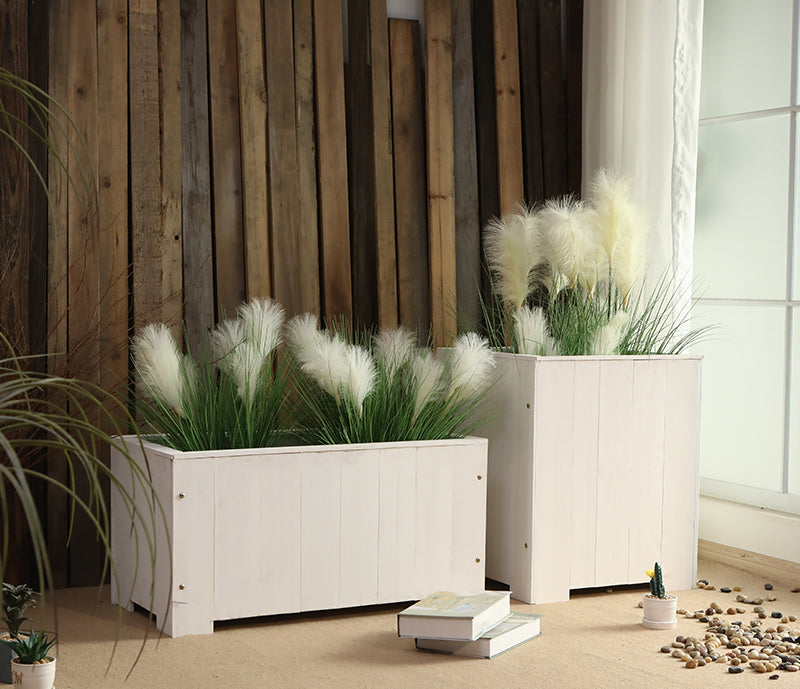 Outdoor Wood Flower Box Garden Plus