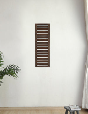 Outdoor Wooden Louver Mesh Screen Fence Garden Plus