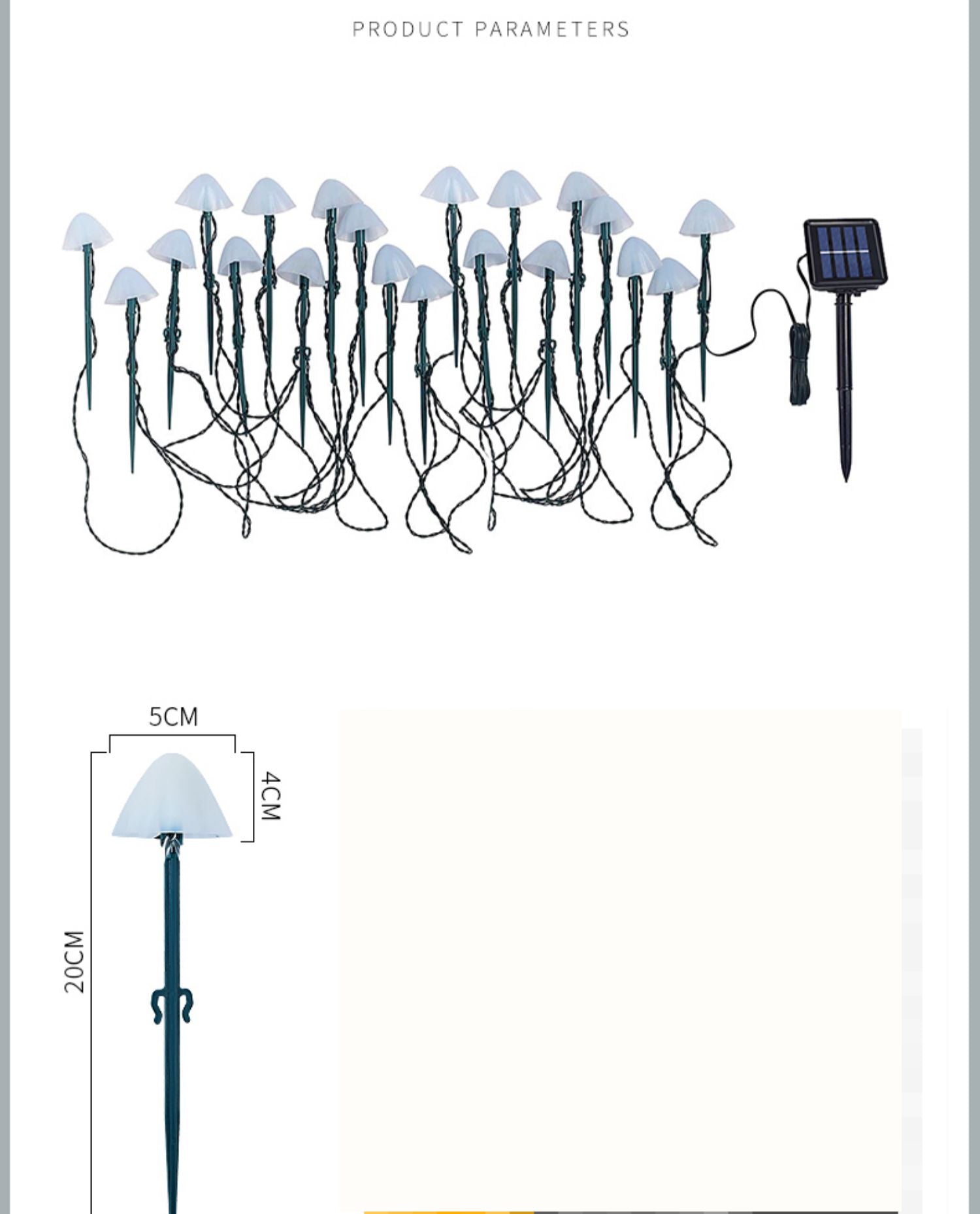 Solar Mushroom Lighting Chain Garden Plus