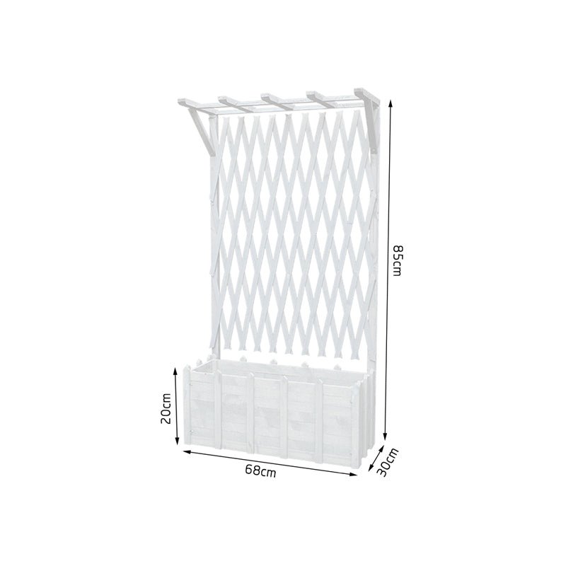 Floor Grid Lattice with Partition Flower Box Garden Plus