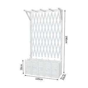 Floor Grid Lattice with Partition Flower Box Garden Plus