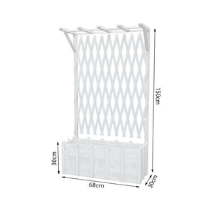 Floor Grid Lattice with Partition Flower Box Garden Plus