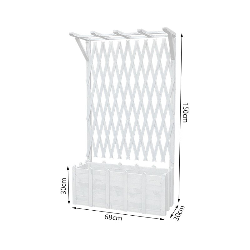 Floor Grid Lattice with Partition Flower Box Garden Plus
