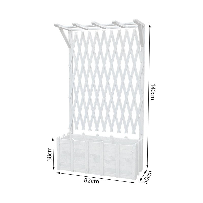 Floor Grid Lattice with Partition Flower Box Garden Plus
