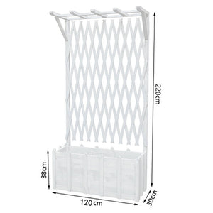 Floor Grid Lattice with Partition Flower Box Garden Plus