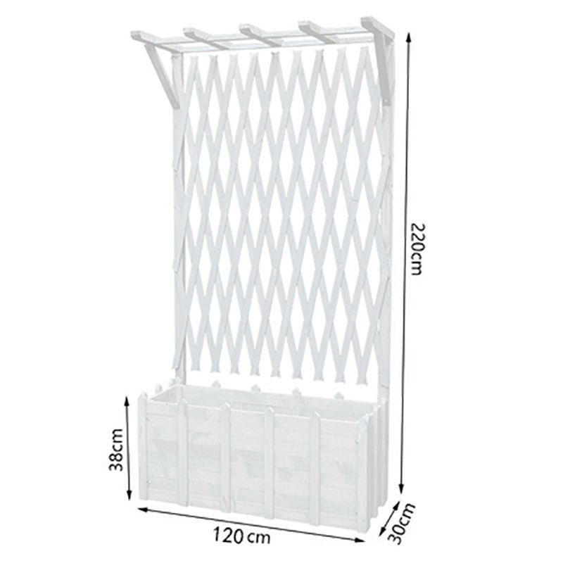 Floor Grid Lattice with Partition Flower Box Garden Plus