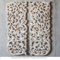 French Retro Vintage Wood Carving Wall Decoration Panel Garden Plus