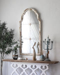 French Style Retro Full-Length Wall Hanging Mirror Garden Plus