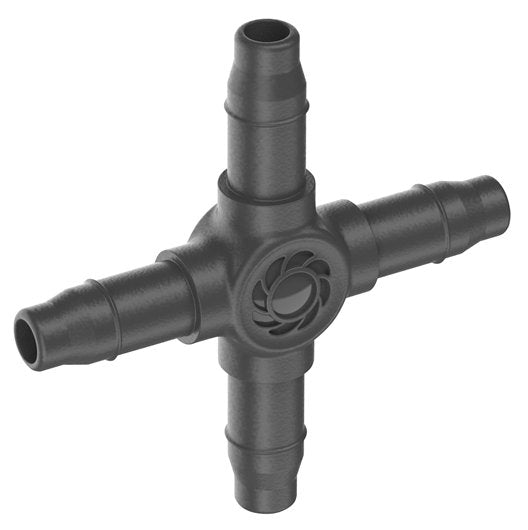 GARDENA 四通接頭 4.6 mm (3/16") 13214-20