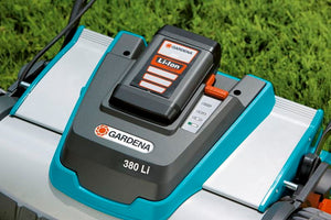 Gardena Accu Rechargeable Cylinder Lawnmower 380 Li Garden Plus