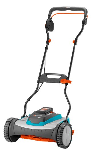 Gardena Accu Rechargeable Cylinder Lawnmower 380 Li Garden Plus