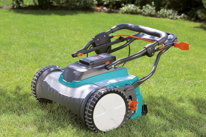 Gardena Accu Rechargeable Cylinder Lawnmower 380 Li Garden Plus