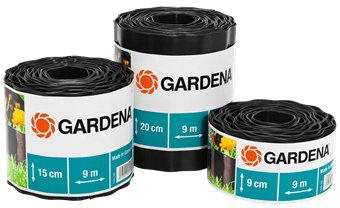 Gardena Bed Edging (Brown), 15cm high Garden Plus