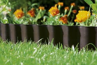 Gardena Bed Edging (Brown), 15cm high Garden Plus