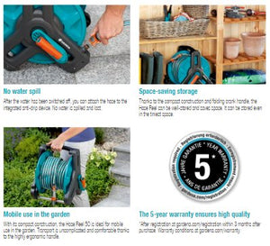 Gardena Classic Hose Reel 50 Garden Plus