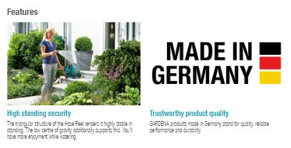 Gardena Classic Hose Reel 50 Garden Plus